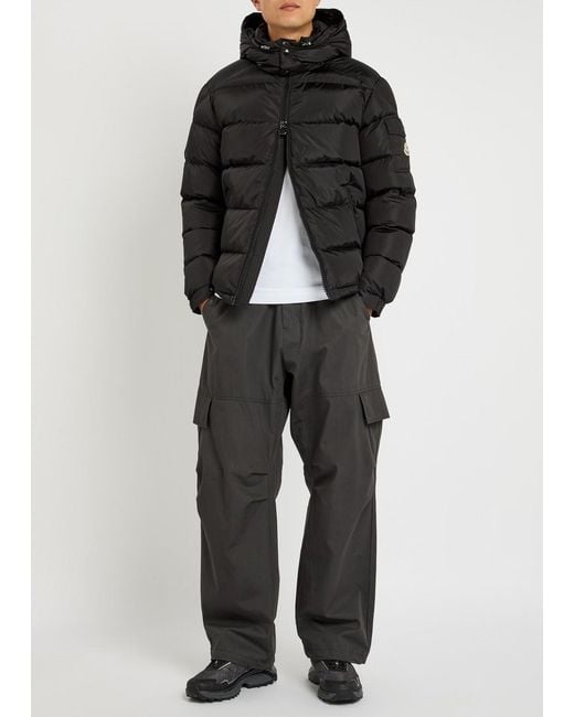 Moncler Black Maya Padded Shell Jacket for men