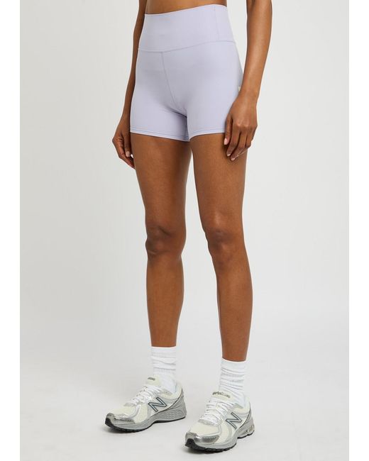 vuori White All The Feels Stretch-Nylon Shorts