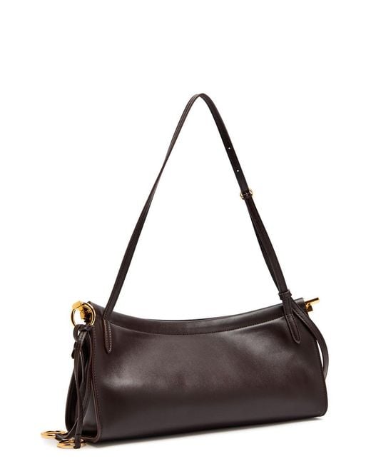 Alaïa Black East West Medium Leather Shoulder Bag