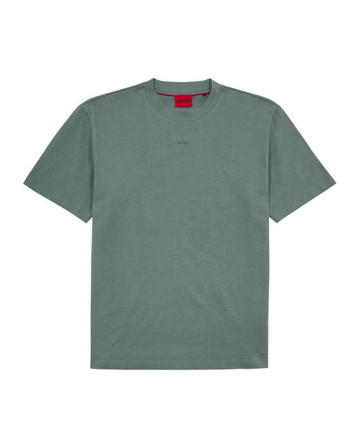 HUGO Green Logo Cotton T-shirt for men