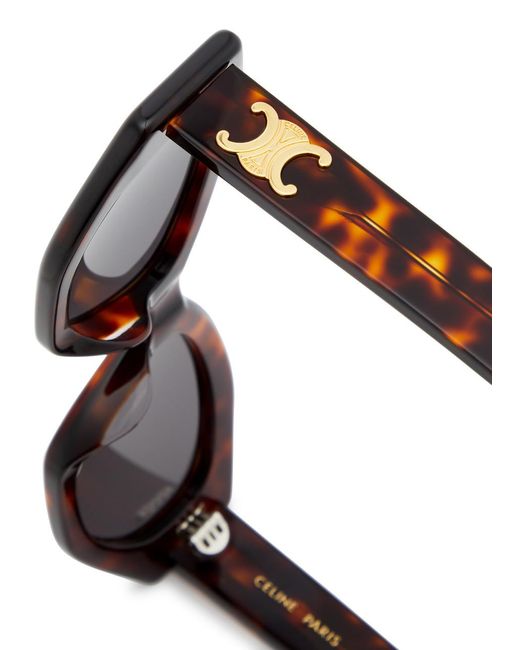 Céline Brown Cat-eye Sunglasses