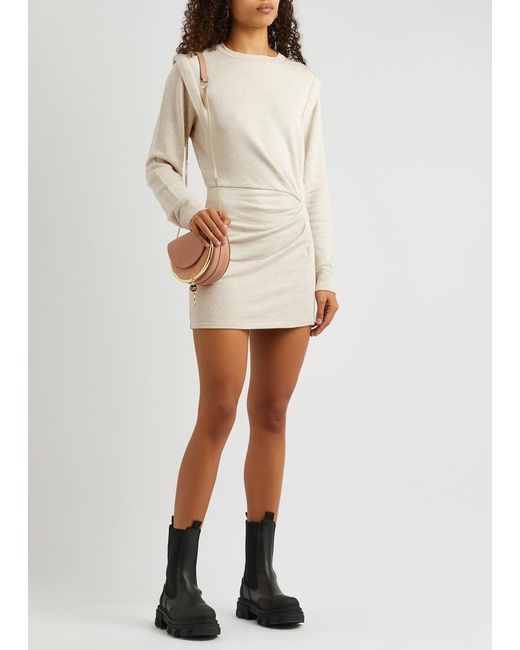 Isabel Marant White Michaela Jersey Mini Dress