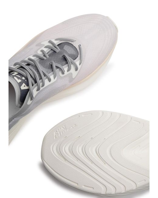Streamline rubber-trimmed ripstop sneakers