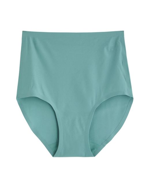 Chantelle Blue Soft Stretch High-Waist Briefs