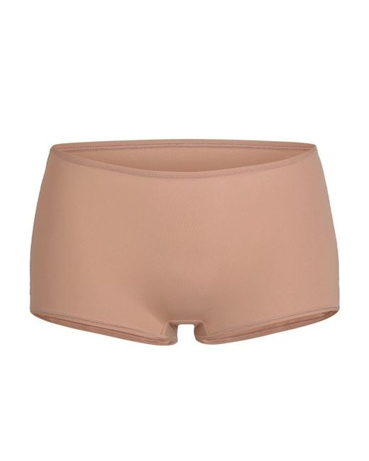 Skims Natural Stretch-Jersey Boy Shorts