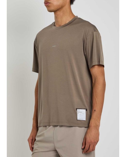 Satisfy Gray Auralite Logo Jersey T-Shirt for men