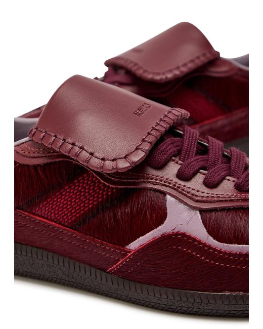 Alohas Purple Tb. 490 Panelled Calf-Hair Sneakers