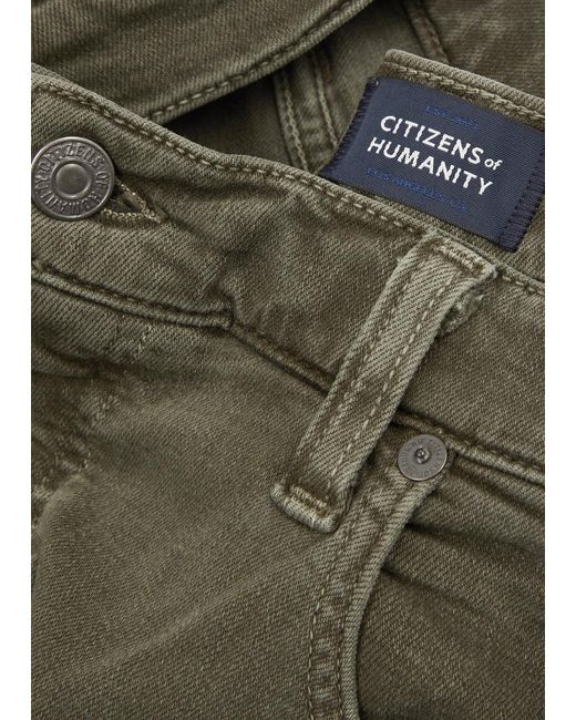 Citizens of Humanity Green Adler Tapered-leg Jeans for men