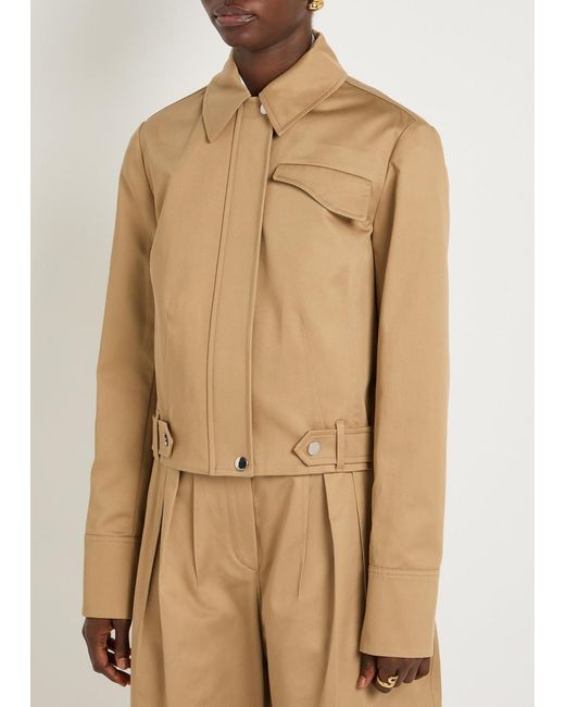 Sportmax Natural Belted Cotton Jacket