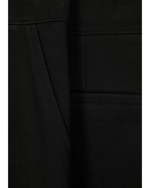 Spanx Black The Perfect Pant Kick-flare Stretch-jersey Trousers