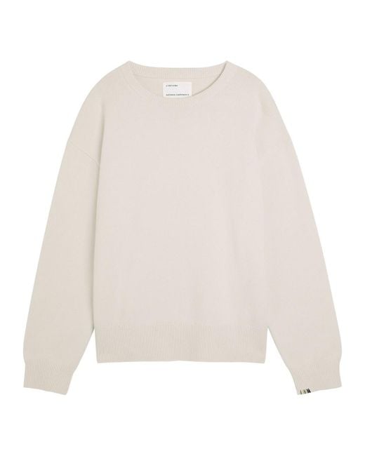 Extreme Cashmere White N°431 Mike Cashmere-Blend Jumper