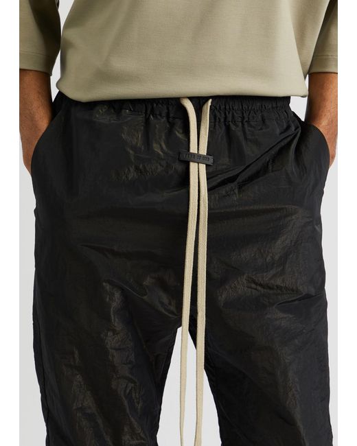 Fear Of God Gray Forum Coated Shell Sweatpants for men