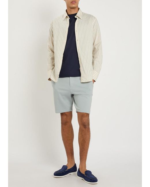 PAIGE Blue Rickson Jersey Shorts for men