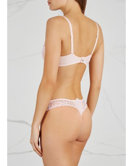 Simone Perele Natural Délice Blush Underwired Lace Bra