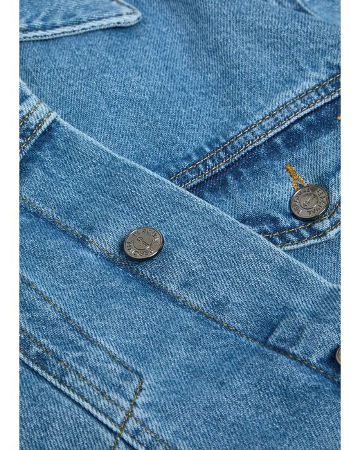 Percival Blue Western Denim Jacket for men