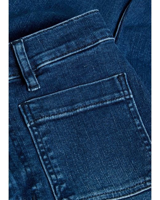 FRAME Blue Le Sleek Straight-Leg Jeans