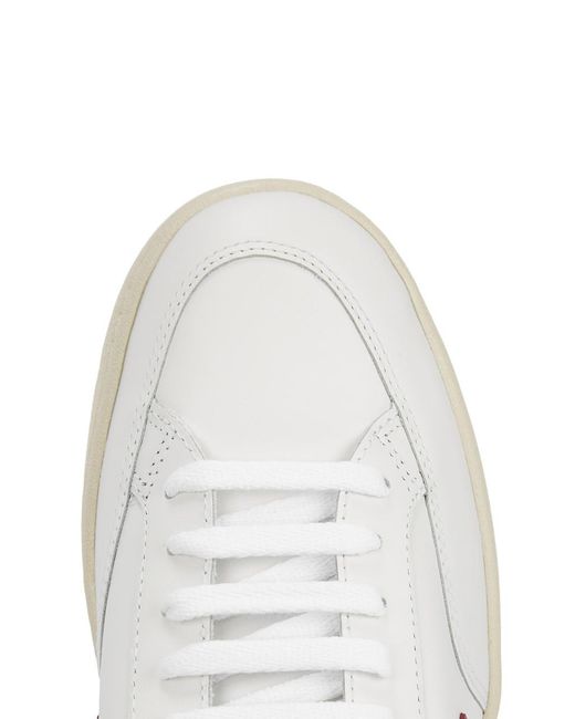 Veja White V-12 Leather Sneakers for men