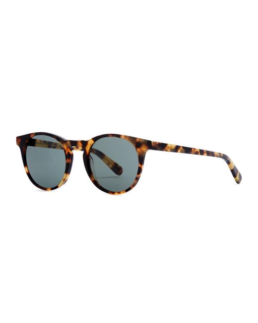 Finlay & Co. Black Percy Round-frame Sunglasses for men