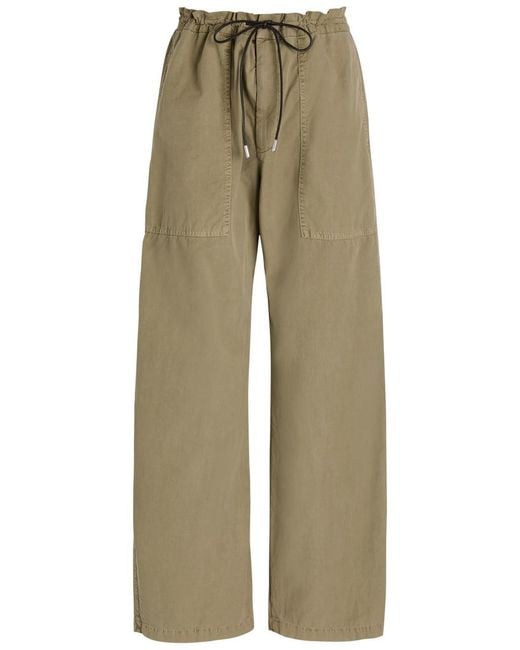 FRAME Natural The Gallery Straight-Leg Trousers