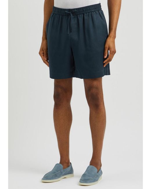 CHE Blue Twill Shorts for men