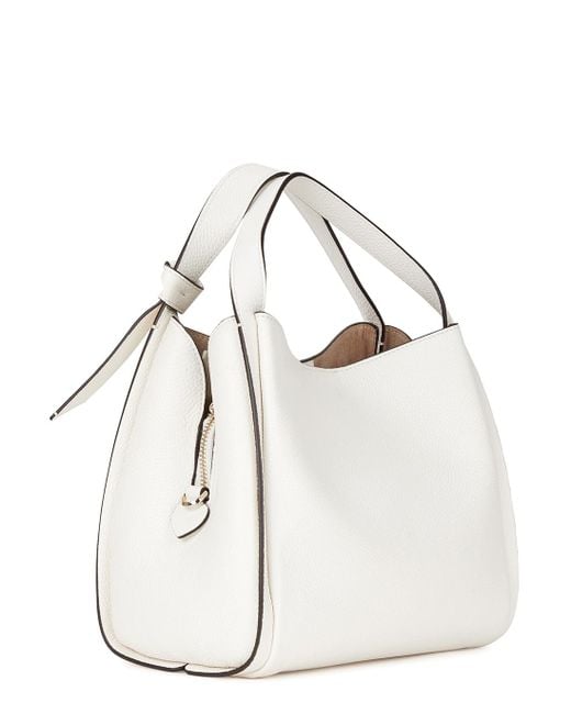 Kate Spade Knott Medium Leather Tote in Natural