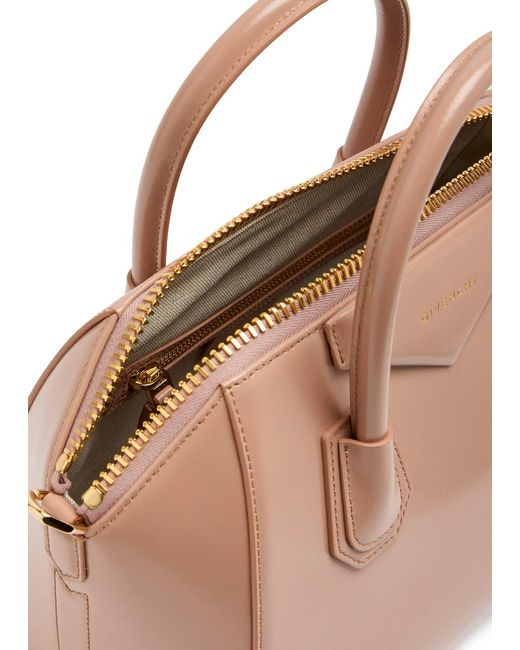 Givenchy Natural Antigona Small Leather Top Handle Bag
