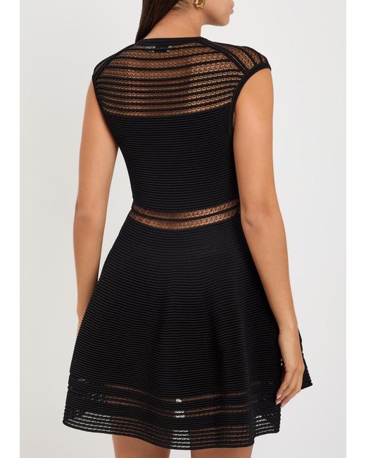 Jonathan Simkhai Black Esri Textured Close-Knit Mini Dress