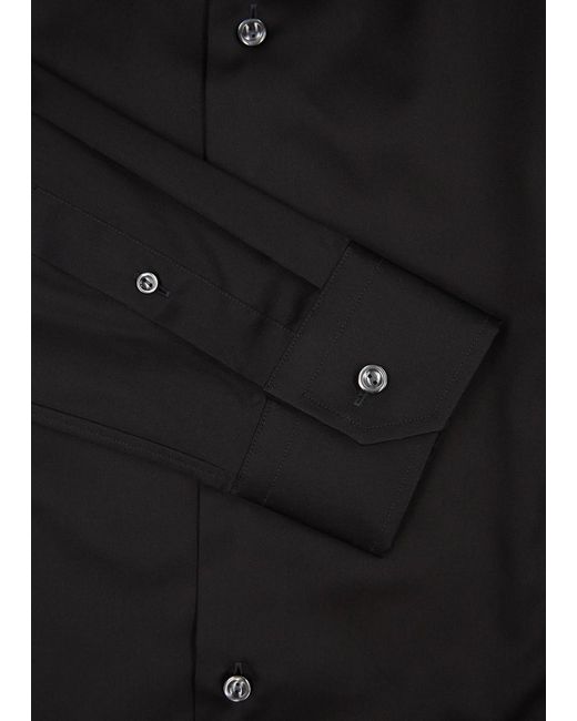 Eton of Sweden Black Cotton-twill Shirt for men