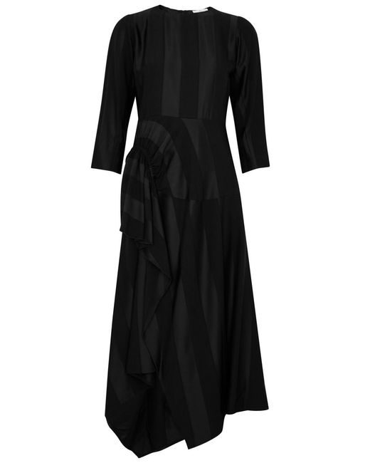 High Black Worthwhile Panelled Midi Dress