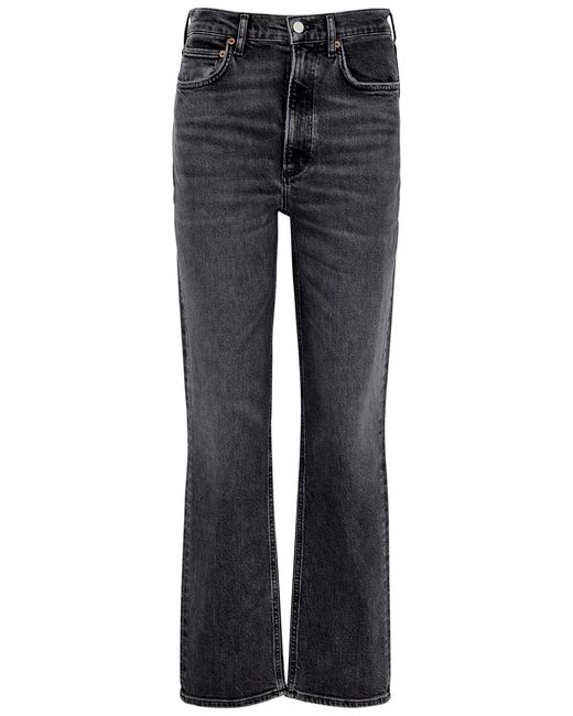 Agolde Blue Stovepipe Straight-leg Jeans