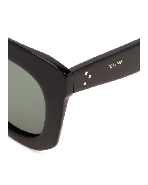 Céline Black Oversized Sunglasses, Lenses, Designer-Stamped Arms, 100% Uv Protection