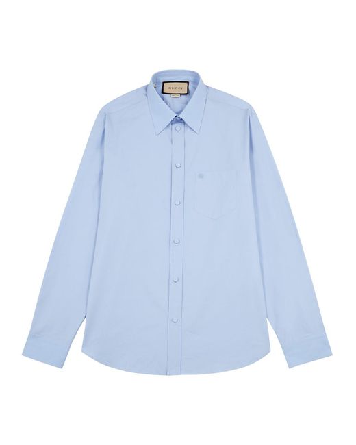 Gucci store embroidered shirt