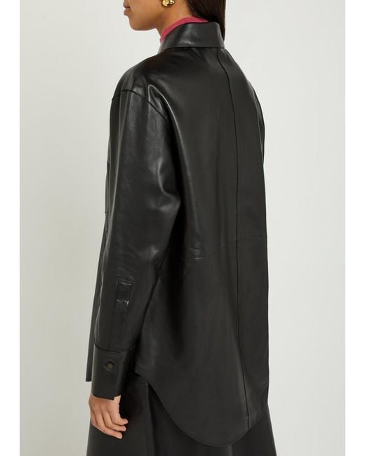 Joseph Black Penna Leather Jacket
