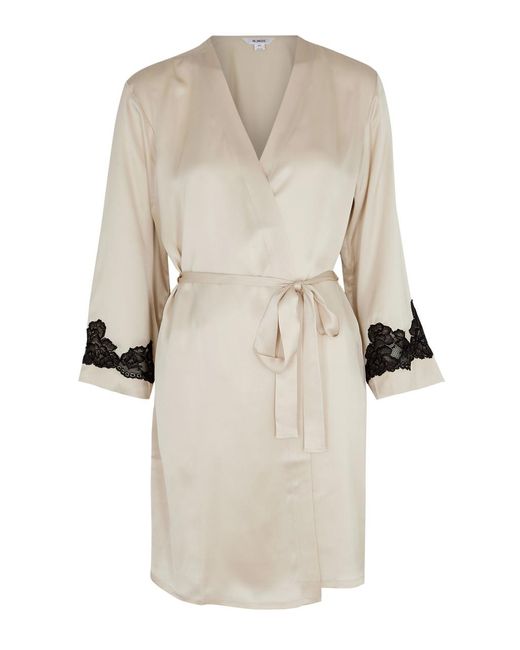 Nk Imode Natural Morgan Silk Robe