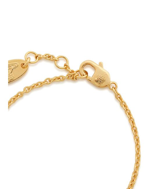 Vivienne Westwood Metallic Reina Small Orb Bracelet