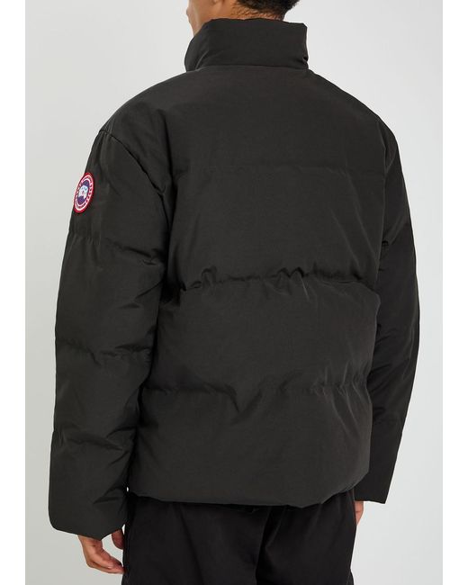 Canada Goose Black Bayview Parka Quilted Arctic-Tech Jacket for men