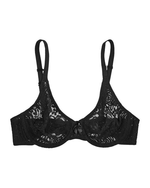 Wacoal Black Halo Lace Underwired Bra