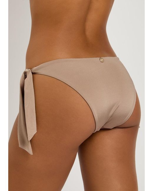 Max Mara White Samuela Pearlescent Bikini Briefs