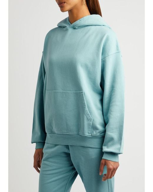 COLORFUL STANDARD Blue Hooded Cotton Sweatshirt