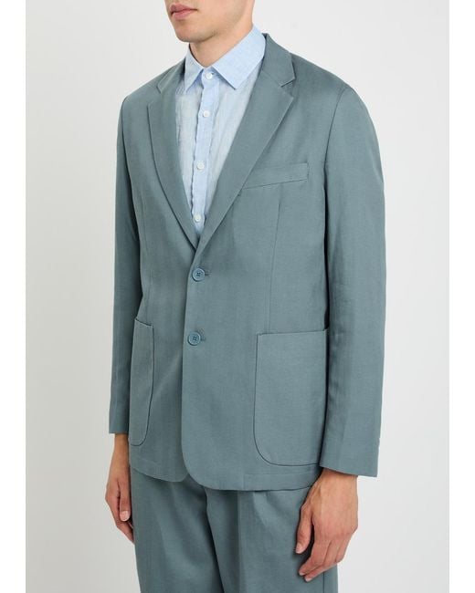 Percival Green Tailored Woven Blazer for men