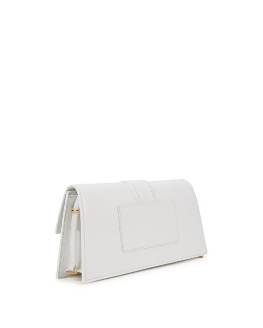 Jacquemus White Le Bambino Leather Top Handle Bag, Bag, , Leather