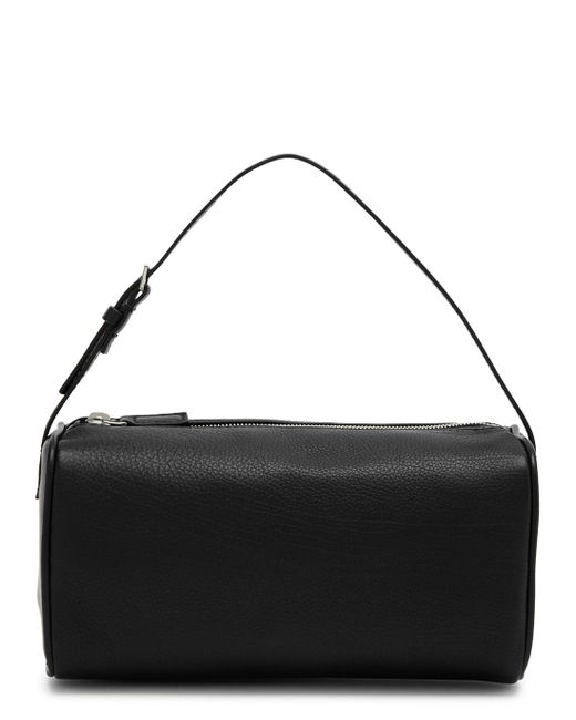 The Row Black 90s Leather Top Handle Bag