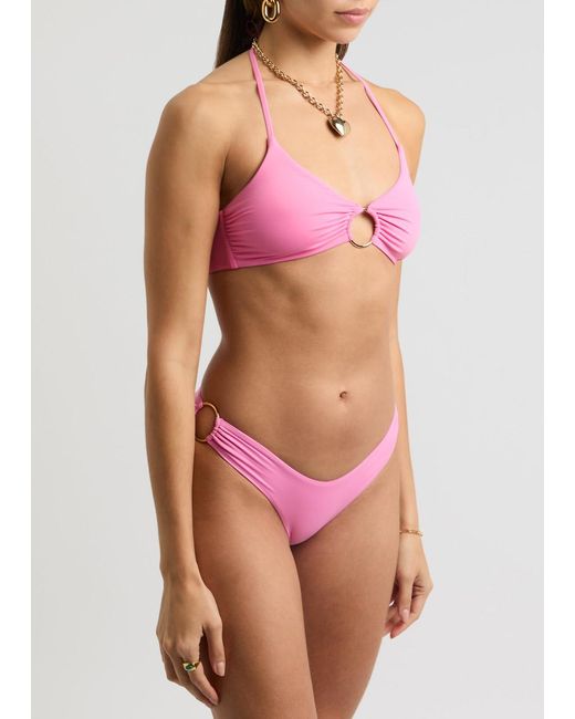 Melissa Odabash Pink Hamburg Halterneck Bikini Top