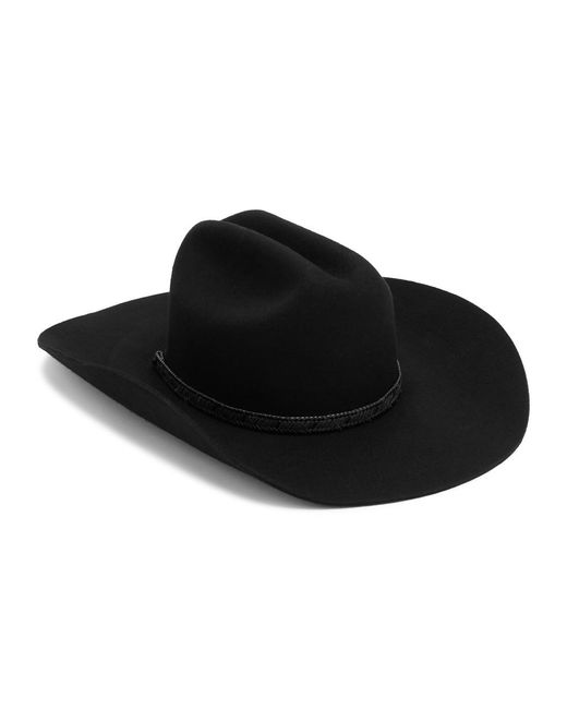 Lack of Color Black The Ridge Wool Cowboy Hat
