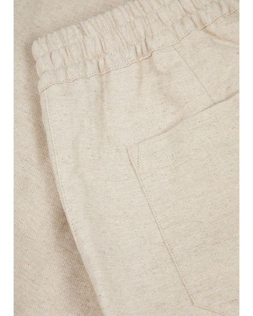 Wax London Natural Campbell Linen-blend Trousers for men