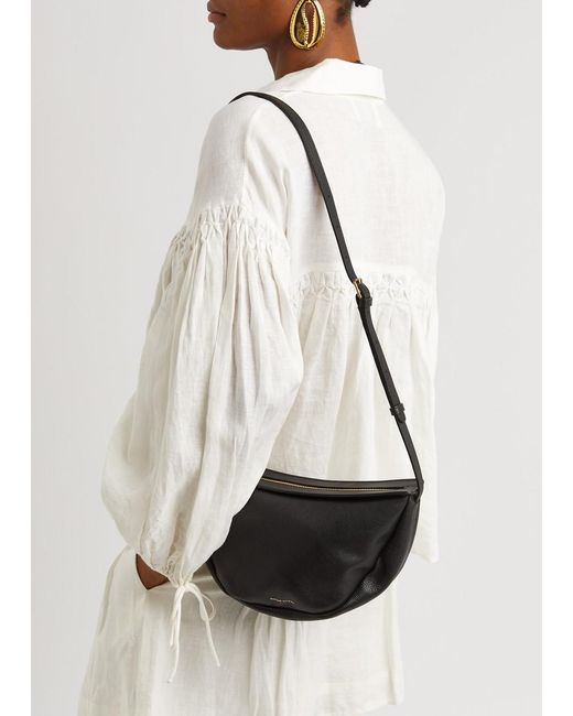 Mansur Gavriel Black Moon Leather Cross-body Bag