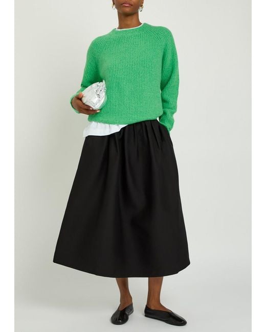 Lisa Yang Green Miki Cashmere Jumper
