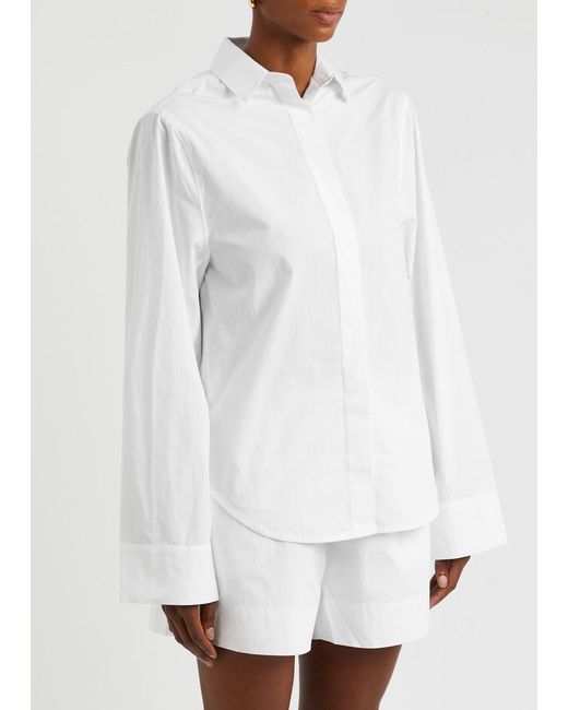 AEXAE White Cotton-poplin Shirt