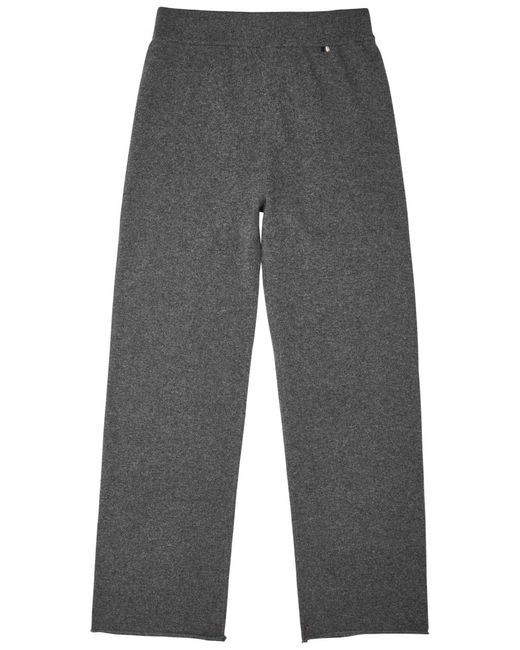 Extreme Cashmere Gray N°104 Wide-leg Cashmere-blend Trousers for men