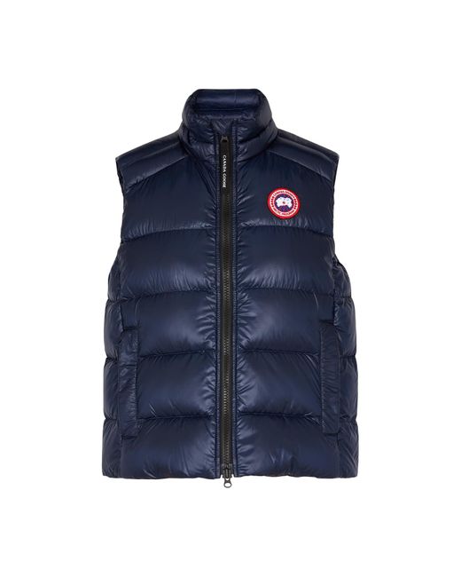 Canada Goose Blue Cypress Quilted Shell Gilet , Gilet, High Neck